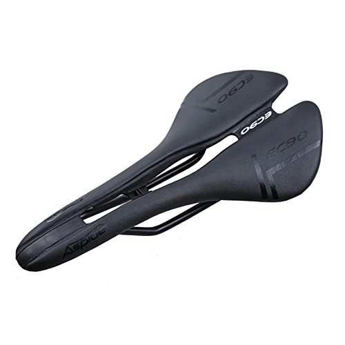 Seggiolini per mountain bike : Sella MTB Sedile Bicycle Saddle Mountain Road Bike Seat Cushion Pad Confortevole Coperchio da Ciclismo da Corsa Morbido Sella per Bicicletta (Color : Black)