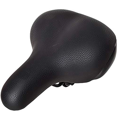 Seggiolini per mountain bike : Sella per Bicicletta Sedile per Biciclette Cuscino in Silicone Fashion Bicycle Saddle Mountain Bike Seat Sella per Mountain Bike (Color : Black, Size : 26x21cm)