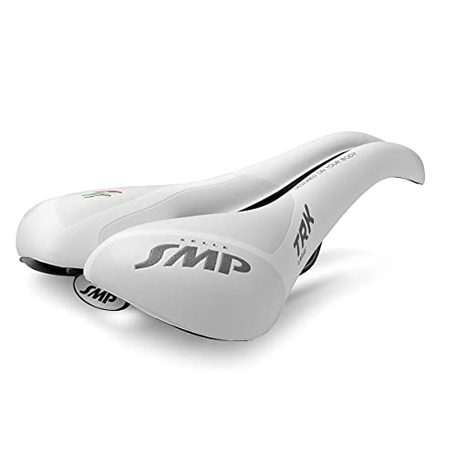 Seggiolini per mountain bike : Selle SMP SMP TRK, Sella per Bicicletta Unisex-Adult, Weiß, 272x177 mm