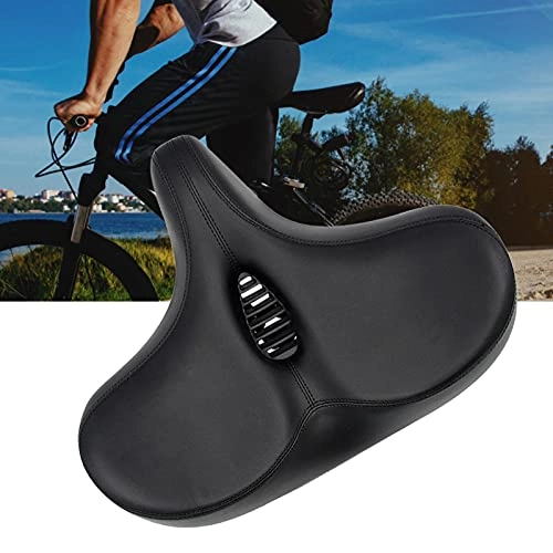 Seggiolini per mountain bike : Somerway Bike Saddle Hollow Bicycle Sedile Bici Elastico Bici Cuscino Cuscino Accessorio per Biciclette per Bike Mountain Mountain Nero