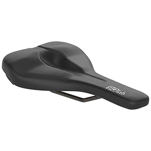 Seggiolini per mountain bike : SQlab 610 Ergolux Active 2.0, Sella 3. Unisex-Adulti, Nero, 13 cm