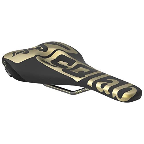 Seggiolini per mountain bike : SQlab 611 Ergowave Fabio Wibmer, Sella per Mountain Bike. Unisex-Kids, Oro-Nero, 15 cm