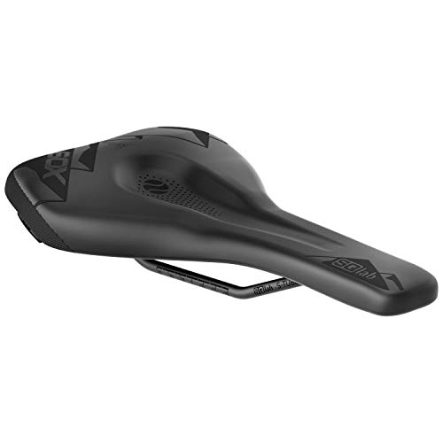 Seggiolini per mountain bike : SQlab GmbH 6OX Ergowave Active, Sella di Bicicletta MTB Gravity & E-Performance Unisex-Adult, Nero, 13 cm