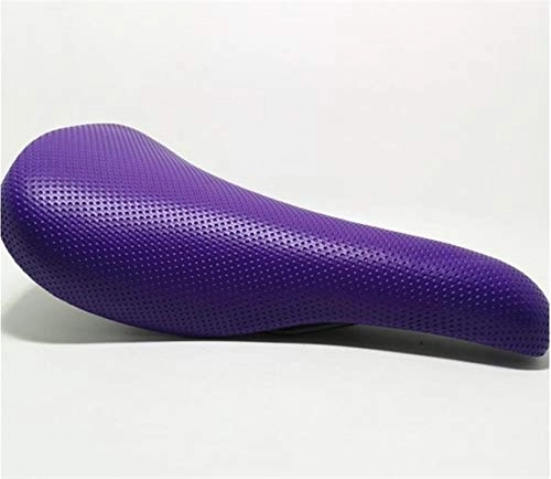 Seggiolini per mountain bike : Wdsdmjm 1 Superficie di Cuoio Pz Verde Bianco Nero Gambe Viola Arancione Riciclaggio della Bici Speciale Cuscino Bike Strada Saddl (Color : Purple)