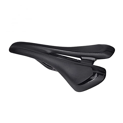 Seggiolini per mountain bike : Wh1t3zZ1 Sella Bici Circa 170 g Sella per Biciclette Hollow Traspibile Bike Saddle Ultra-Light Mountain Road Bike Cuscino Sedile Sella Accessorio sostitutivo (Color : Nero)