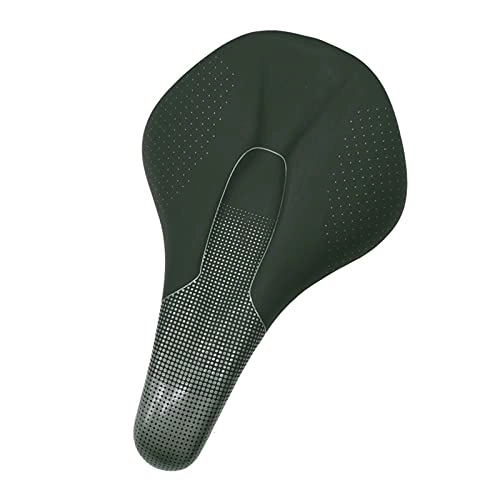 Seggiolini per mountain bike : Wh1t3zZ1 Sella Bici Sella della Mountain Bike della Strada della Sella della Nuova Fibra per Gli Uomini Che Guida la Sella della Bicicletta Sedile da Corsa Confortevole (Color : Nero)