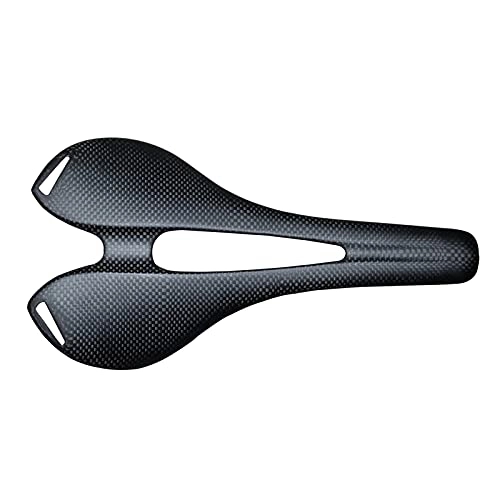 Seggiolini per mountain bike : WULE-RYP Sella for Biciclette in Fibra di Carbonio a 3K in Fibra di Carbonio XXX Road MTB. Bici Carbon Saddle Seat Matte Bike Cushion 275 * 143mm Parti ciclabili (Color : Matte)