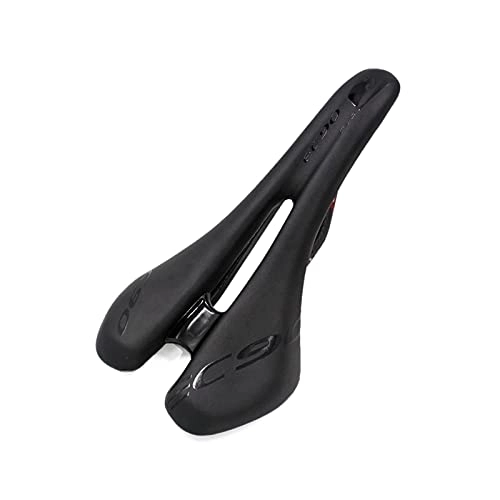 Seggiolini per mountain bike : wuwu Bici da Strada Ultralight Sedile in Fibra di Carbonio Bow Bicycle Saddle Saddle Mountain Bike Sedile Borsa da Equitazione Cuscino (Color : Black)