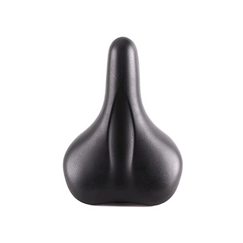 Seggiolini per mountain bike : wuwu Vintage Bicycle Saddle Soft Confortevole VTT Road Bike Sedile Casual Relax Cycling Cushion Donne da Uomo Ammortizzatore Anteriore Cuscino (Color : Black)