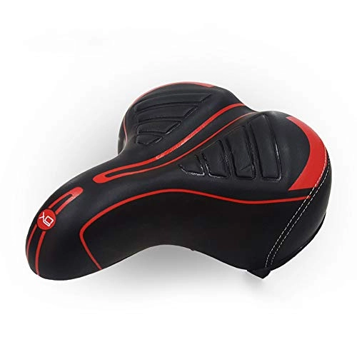 Seggiolini per mountain bike : WYYZSS Sella per Bici Mountain Sellino da Bicicletta Professionale Gel Sella per Bici Unisex Uomo e da Donna, (2 Pezzi), Red, A