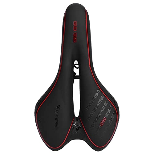 Seggiolini per mountain bike : Yagosodee Sella Bici Traspirante Confortevole Attrezzatura Ciclismo Accessori per Mountain Road BicycleBike Sella Nero