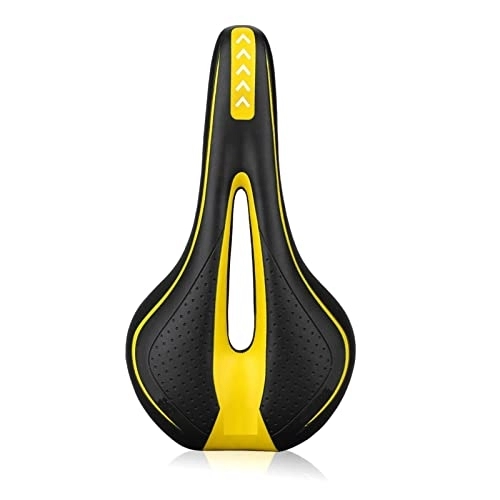 Seggiolini per mountain bike : YEJIANGHUA Inserisci le donne sella in bicicletta traspirante a cavità Mtb Shock shock in bici da strada che assorbente comodo avvertimento di sicurezza del sedile for bici. ( Color : SS-02-yellow )