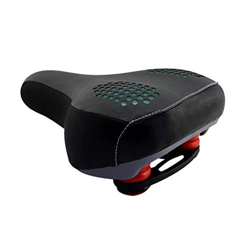 Seggiolini per mountain bike : YFFSS Seggiolino Bicicletta Posteriore, Bike Comodo Sedile, sedili Oversize Memory Foam Biciclette, Dual Shock Absorbing-Impermeabile Universale della Sella della Bicicletta - Fit for Uomini e Donne