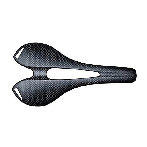 Seggiolini per mountain bike : YINHAO 2020 Bicicletta in Fibra di Carbonio Bicycle Road MTB Bike Saddle a Sella in Carbonio Matte Bike Cushion 275 * 143mm Parti ciclabili (Color : Glossy)