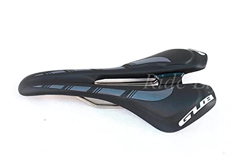 Seggiolini per mountain bike : YINHAO GUB Largo MTB Montagna Bicycle Saddle Bike Seat per Biciclette Cycling Pelle Sella Sedile Cavo Cuscino Strada Bike Seat Bicicleta Uomo (Color : Dark Grey)