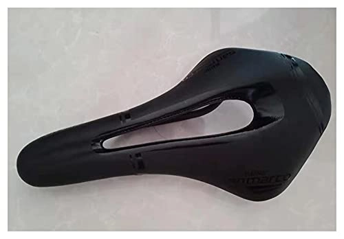 Seggiolini per mountain bike : YINHAO Ultralight Vendi Full Carbon Bicycle Bicycle VTT Racing Seat Wave Road Bike Saddle per Uomo San Sans Cycling Seat Mat Bike Pezzi di Ricambio (Color : Sanmaco Black)