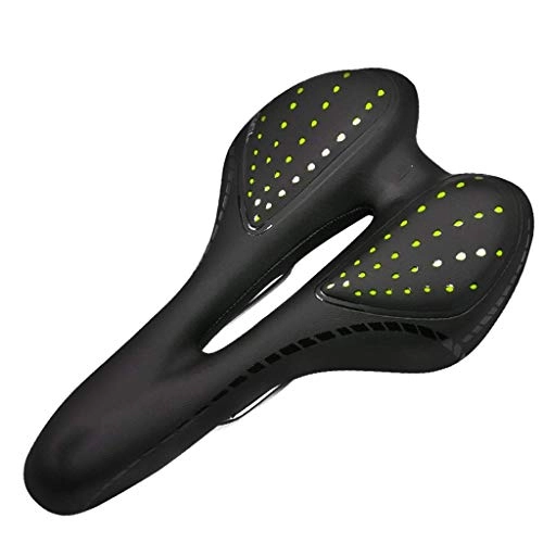 Seggiolini per mountain bike : YLB Cycling Bike Silicone Gel Pad Seat Sella Copertura morbida cuscino morbido, mountain bike Cycling, sella per biciclette Cycling Seat Cushion Padmen, Bici pieghevole, Bike per strada (Colore: Nero)