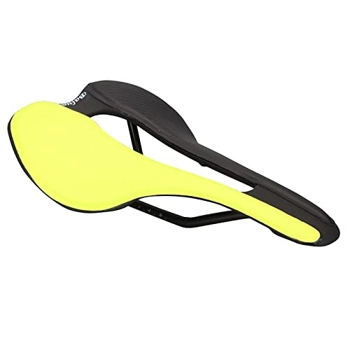 Seggiolini per mountain bike : YouLpoet Seggiolino per Bici per Uomo Donna, Selle per Bici da Strada MTB BMX, Cuscino di Ricambio per Bicicletta, Black Yellow