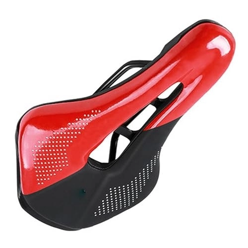 Seggiolini per mountain bike : Ypezod Sella per mountain bike Sella per bici, morbido cuscino per sedile per bici per uomo Donna Sostituzione comoda e traspirante del sedile per bici(Color:rosso)