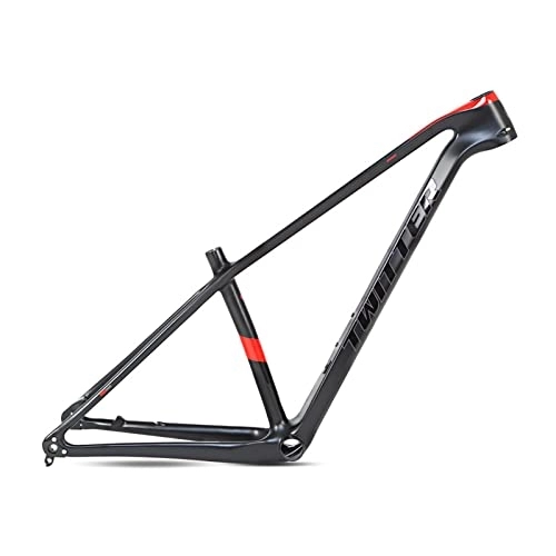 Cadres de vélo de montagnes : 29 Pouces T900 Cadre De Vélo De Montagne en Fibre De Carbone Axe De Baril 148Mm Boost BB92 * 41Mm Presse dans L'essieu Central XC Cadre De Vélo Tout-Terrain, 29 * 15 inch