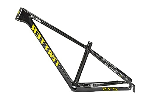 Cadres de vélo de montagnes : Leodun Cadre De VTT en Fiber De Carbone VTT XC BB92 UV Ultra-Léger 27.5Er VTT Unibody Cadre De Routage De Câble Interne, 27.5 * 17 inch