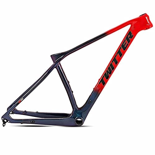 Cadres de vélo de montagnes : LJHBC Cadres pour Vélo Cadre de vélo de Montagne en Fibre de Carbone 27.5 / 29ER Vélo à axe Baril avec Serrure BB92(Size:29x15in)