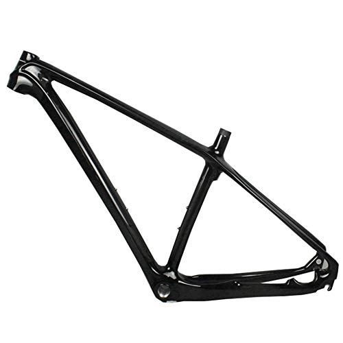 Cadres de vélo de montagnes : LJHBC Cadres pour Vélo VTT léger Cadre en Fibre de Carbone T800 Frein à Disque Roues 29ER (Color : Black, Size : 29erx16.5in)