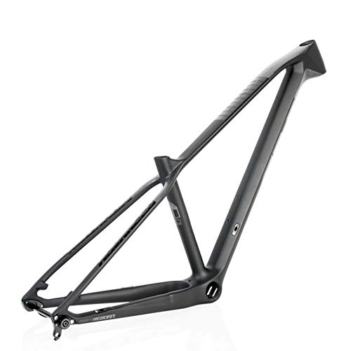 Cadres de vélo de montagnes : SJSF Y Cadre Carbone De Poussée 27.5Er 15.5" / 17.5" Cadre VTT Carbone BSA BB92 Cadre Vélo Charge Maximale 250Kg, 15.5