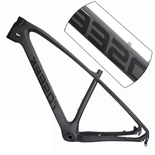 Cadres de vélo de montagnes : SJSF Y Cadre De Vélo De Montagne T800 Aero Carbone 29Er BB68 142 * 12 MM 41.8 * 52 MM Frein À Disque Cyclisme VTT Cadres De Vélo, 29 * 15 inch