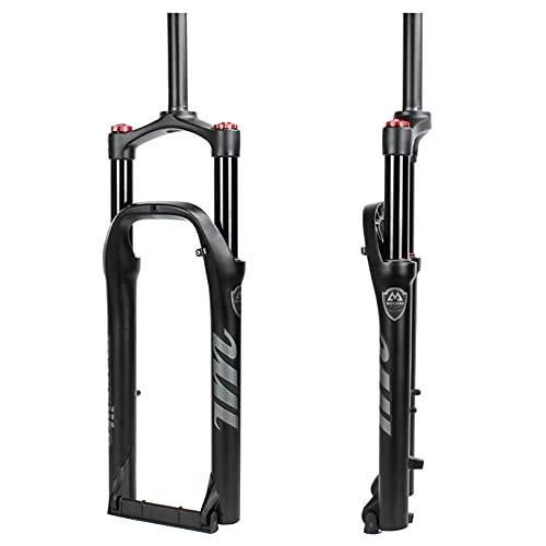 Fourches VTT : 26 / 4.0 Pouces Vélo Air Fat Fork Hommes, Fourche Avant pour Vélo De Neige, Pneus Neige / Plage Fat Fork 26 / 4.0, Matériau en Alliage Adapté À 4.0 Pneu VTT