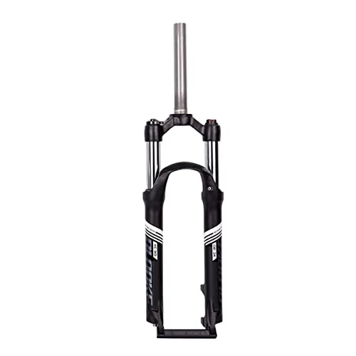 Fourches VTT : Asiacreate 26 27.5inch Fourche À Suspension À Ressort Vélo VTT Verrouillage Manuel Tube Droit 1-1 / 8" Voyage 100mm Fourche De Vélo MTB Frein À Disque QR 9x100mm Fourche Avant De Vélo