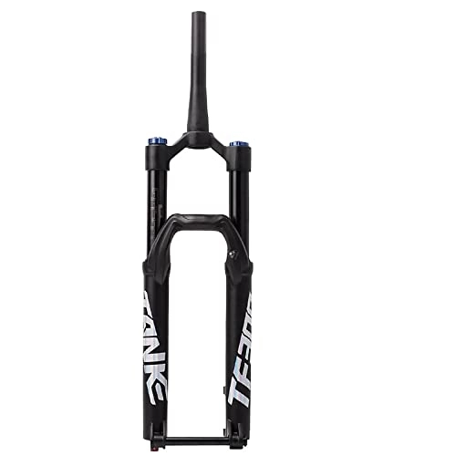 Fourches VTT : Avant de vélo, Fourche avant VTT 27, 5 29 double chambre à air, amortisseur chocs, fourche avant, fourche à air pour VTT vélo Montagne Fourche Pouces Suspension de Pression d'huile vélo, Noir, 27.5