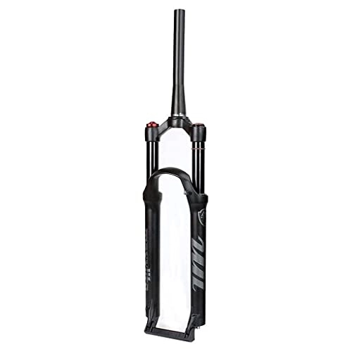 Fourches VTT : AWJ Fourche de vélo Suspension de Fourche Avant de VTT 26 27, 5 29 Pouces, Fourche à air d'amortisseur de VTT de Descente - Noir