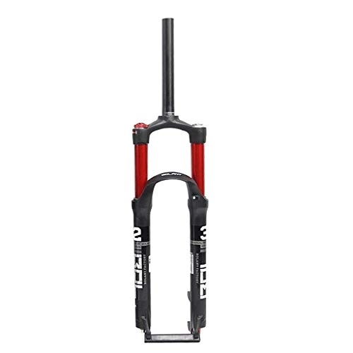 Fourches VTT : BDXZJ Fourche VTT 26 Pouces 27.5 Pouces 29 Pouces Suspension Suspension de Vélo de Montagne Vélo Avant Fourche Avant Système de Pression de Ressort de Descente VTT Red, 26inch