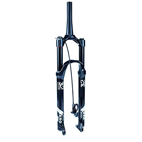 Fourches VTT : Black Bright Noir 100-120mm Vélo VTT VTT Fork 26 27.5 29 Pouces Suspension de vélo Fiche Ouverture Alliage de magnésium (Color : Multi)