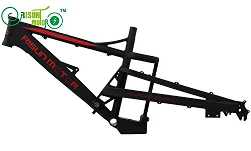 Fourches VTT : Customized Mustang Our Exclusive Fat eBike Frame Fast Dispatching Electric Bicycle Frame With Suspension
