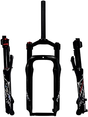 Fourches VTT : EMISOO Fourche de vélo de 20 Pouces Fourche de contrôle d'épaule absorbante de vélo en Alliage de magnésium Motoneige VTT Pneu Large 4.0 Fourche absorbante VTT C, 20