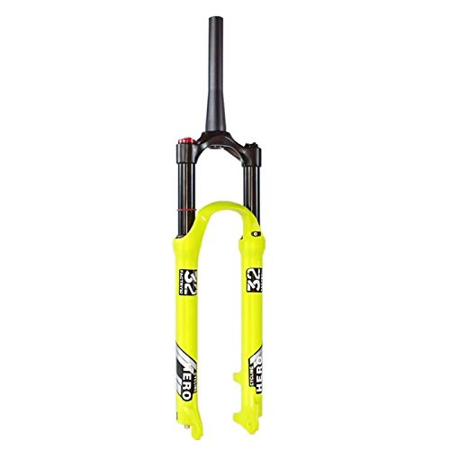 Fourches VTT : Equipement de cyclisme ALLIAGE MAGNESIUM VTT VTT VTT Air Fork Suspension Bouchon de suspension 100-120mm 26 27.5 29 pouces pleins de personnalité MTB pour le vélo ( Color : Army Green )