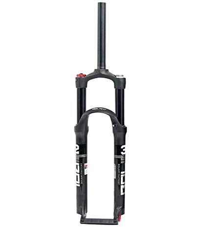 Fourches VTT : Equipement de cyclisme VTT VTT Fork avant 26 pouces 27, 5 pouces 29 pouces Double chambre à air suspension fourchette de fourche à air pour le vélo ( Color : Double black tube , Size : 26inch )