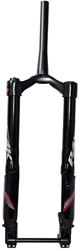 Fourches VTT : FBITE Fourche à Suspension pneumatique VTT Fourche à Suspension pour vélo Amortisseur pneumatique 26 Pouces Fourche inversée pour vélo VTT Tube Conique 1-1 / 2" Course 160mm Arbre traversant 15