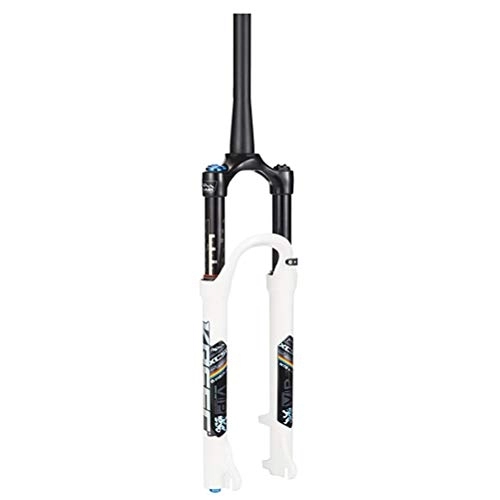 Fourches VTT : Fourche de vélo Fourche VTT Fourche Vélo de Montagne 26 27.5 29 inch VTT Air Suspension Fourche Amortisseurs (Color : B, Size : 27.5Inch)