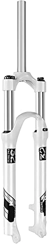 Fourches VTT : Fourche VTT Air 26 27, 5 29 Pouces 105 Tube Droit De , Fourche De Vélo De Montagne À Verrouillage Manuel QR 9Mm 1-1 / 8 "fourche De Vélo De Montagne De Frein À Disque ( Color : White , Size : 29 inch )