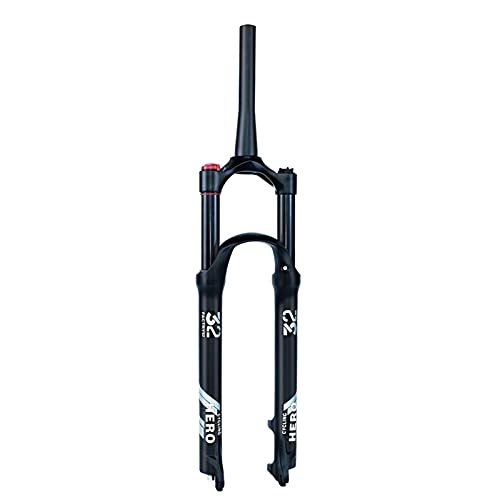 Fourches VTT : Fourches de suspension de vélo VTT de montagne Suspension complète 10 0MM Voyage VTT Vélo Vélo Air Fork Fork 26 27, 5 29 pouces Fourche avant à absorption des chocs Fourchette frontale de pilotage coni