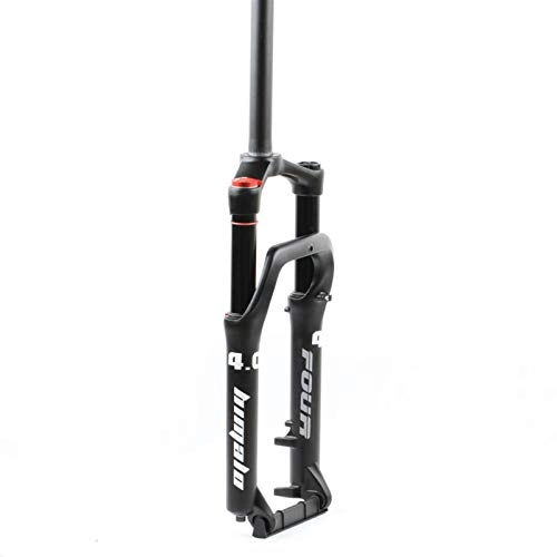 Fourches VTT : fourchette de vélo de montagne Fourchette à vélos MTB Moutain 24inch vélo Frotte / plage Vélo Fork Verrouillage à gaz Verrouillage Verrouillage Fourches Alliage d'aluminium pour 4, 0 "TIR Fourches de s