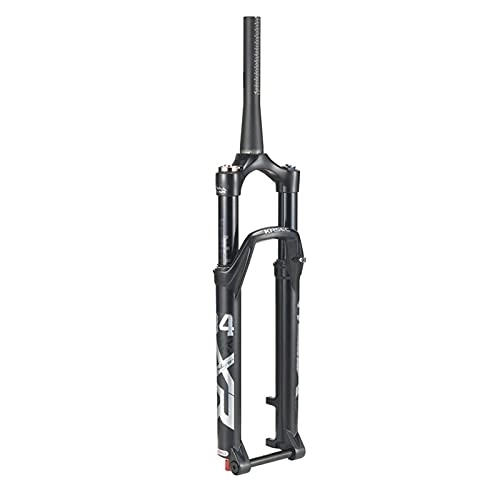Fourches VTT : GYWLY-LY 26 / 27.5 / 29 Pouces Vélo Suspension Fourche VTT Vélo Air Suspension Fourche Avant Rebond Ajuster 1-1 / 8 Voyage 120mm Manual Lock Out (Color : Tapered Steerer, Size : 26in)