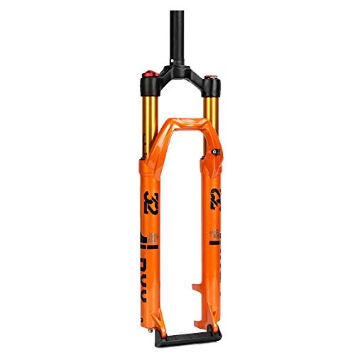 Fourches VTT : HARUONE Mountain Air Suspension Fourche de vlo, 27, 5 / 29 po en Aluminium en Alliage de magnsium Amortisseur, 100mm Voyage, C / 27.5inch, Shoulder Control