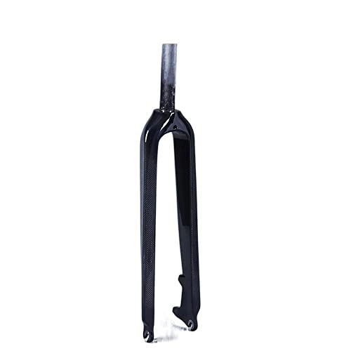 Fourches VTT : HENGLE Fourche Avant vélo Mat 3K Carbone Fourche Avant 26er 27.5er 29er VTT Fourche vélo VTT Accessoires Tube Droit 28.6mm Rigide Frein à Disque Loisirs de Plein air (Color : Glossy 26er)