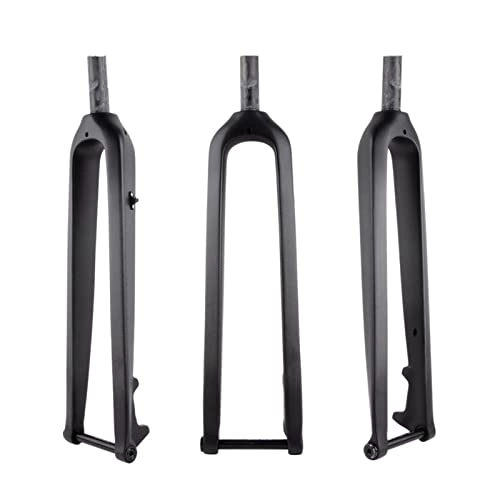 Fourches VTT : HENGLE Fourche Avant vélo Vélo VTT vélo Montagne Cyclisme Fourche Avant en Fiber de Carbone Fourche Rigide adaptée for Roue 26er 27.5er 29er à Travers l'essieu 15mm * 100mm Loisirs de Plein air