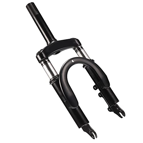 Fourches VTT : HTBCCHB Fourche de suspension avant 30, 5 cm pour disque de frein en alliage d'acier support moto VTT vélo scooter électrique tube avant choc vélo électrique