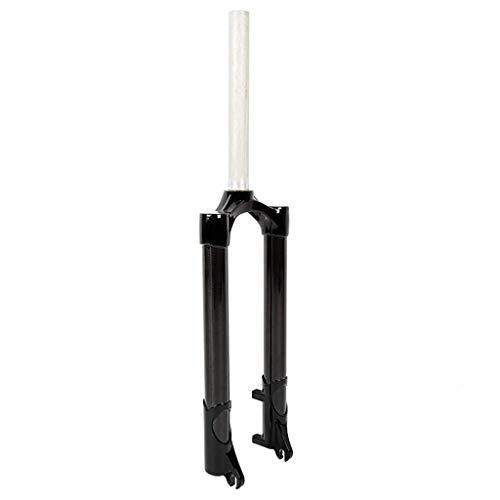 Fourches VTT : JINMEI 26 '' Fourche De Vélo Fourche À Suspension De Vélo Noir 12K Fibre De Carbone VTT 1-1 / 8" Frein À Disque QR 800G